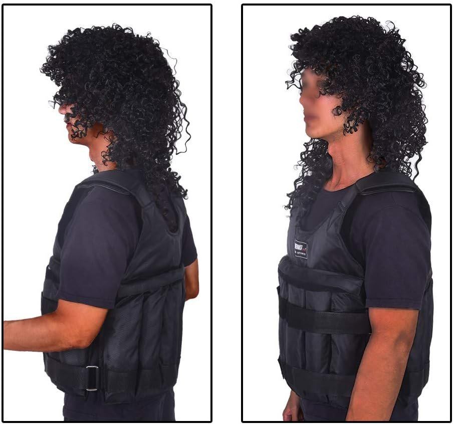 Adjustable Weighted Vest for Exercise - 110lbs Load Capacity Fitness Gear