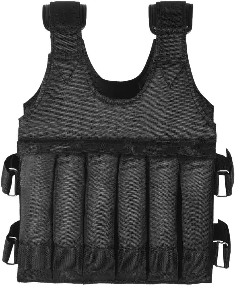 Adjustable Weighted Vest for Exercise - 110lbs Load Capacity Fitness Gear