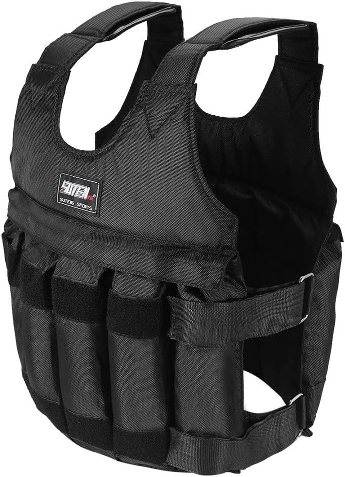 Adjustable Weighted Vest for Exercise - 110lbs Load Capacity Fitness Gear