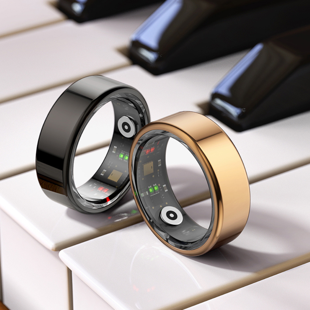 Smart Fitness & Sleep Tracking Ring - Health Monitoring Wearable