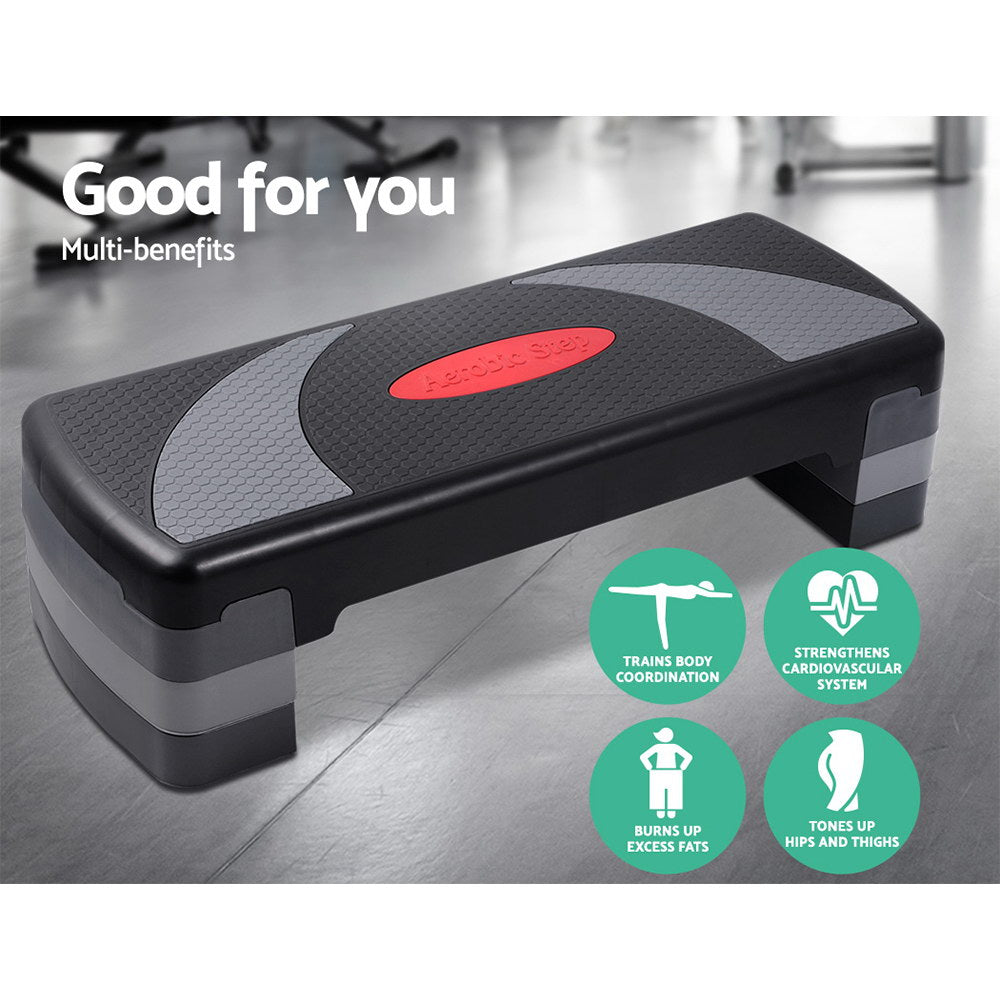 3 Level Aerobic Step Bench - Versatile Fitness Equipment